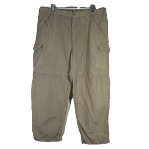 Columbia Titanium Convertible Pants Zip Off Legs Womens XL Long Packable 38x28